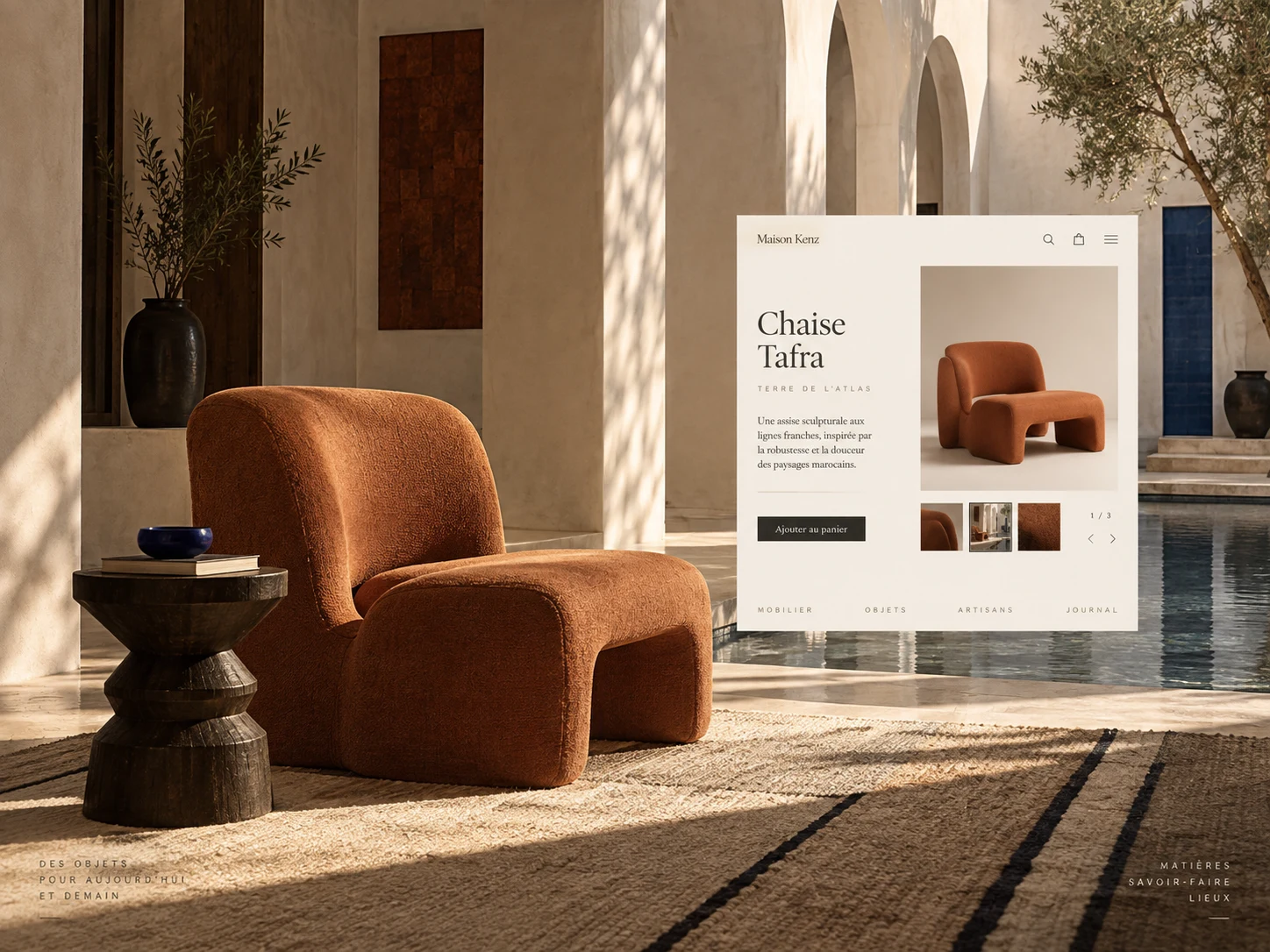Maison Kenz immersive furniture commerce experience