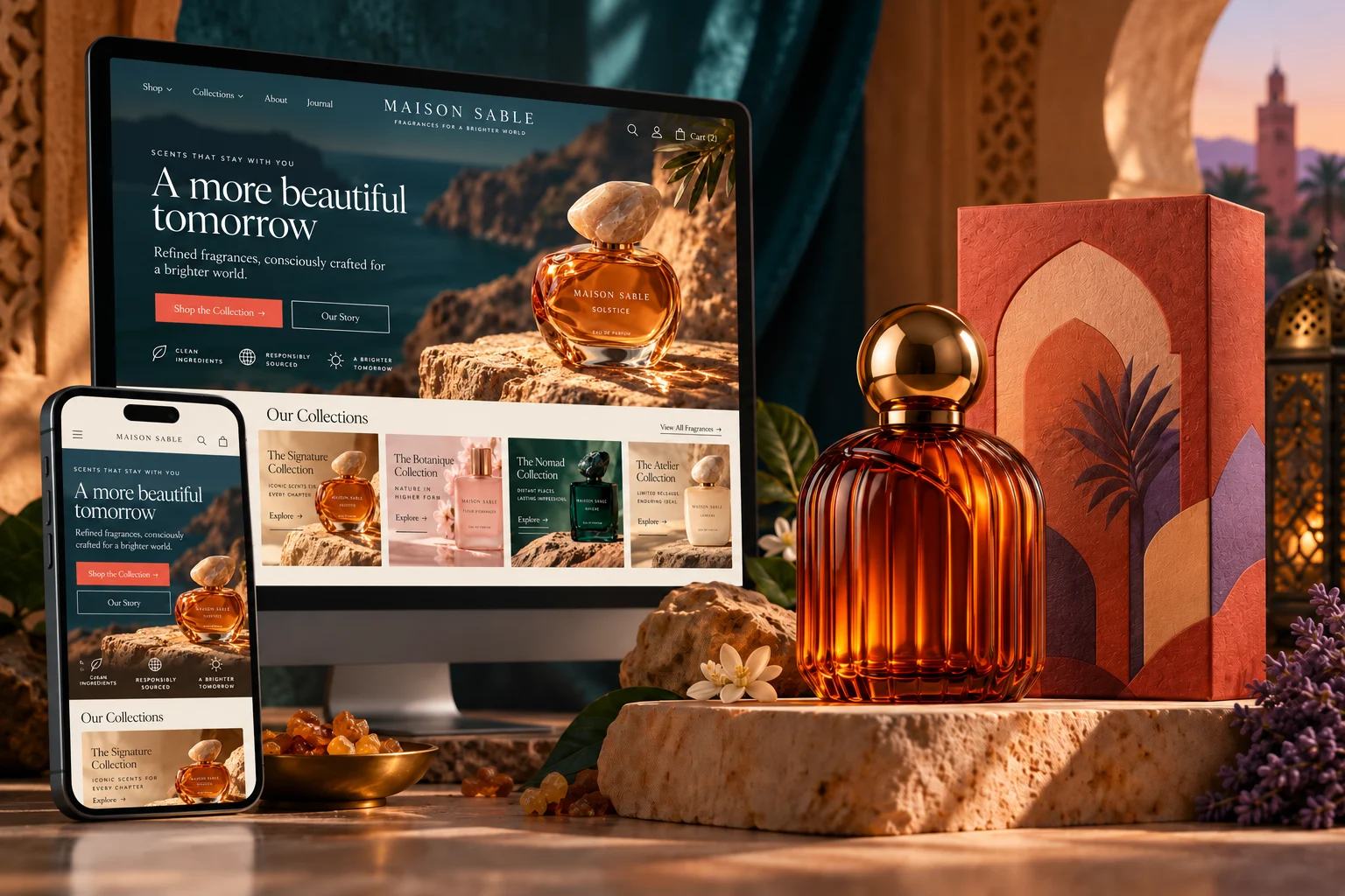 Maison Sable commerce experience concept